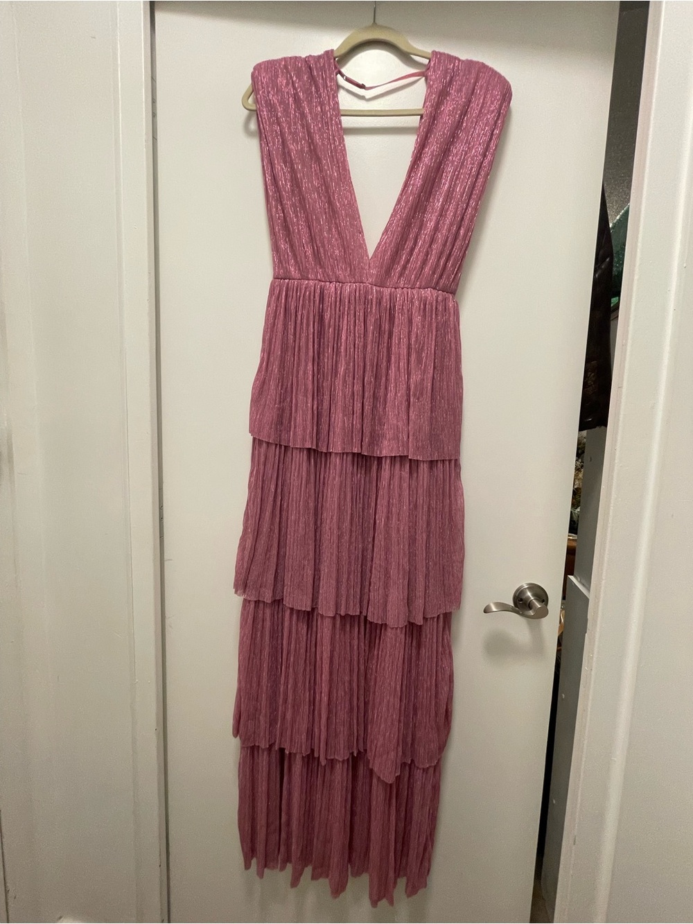 Sabina Musayev Skylar Dress is Antique Rose